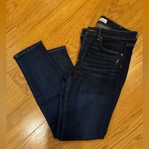 LOFT Modern Skinny Jeans Dark Wash